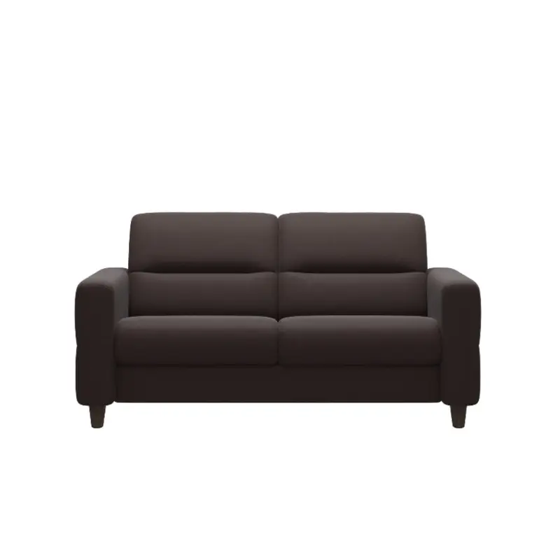 Sofá 2 plazas modelo FIONA Stressless® Comfort Zones™ Brazo Tapizado piel Paloma