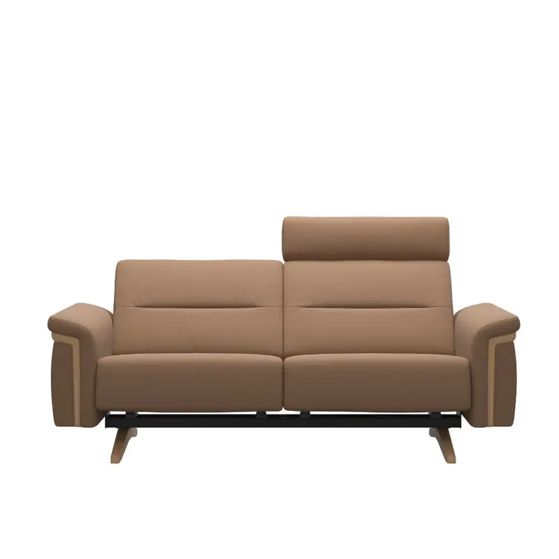 Sofá 2 plazas modelo STELLA WOOD Stressless® Comfort Zones™ piel Batick