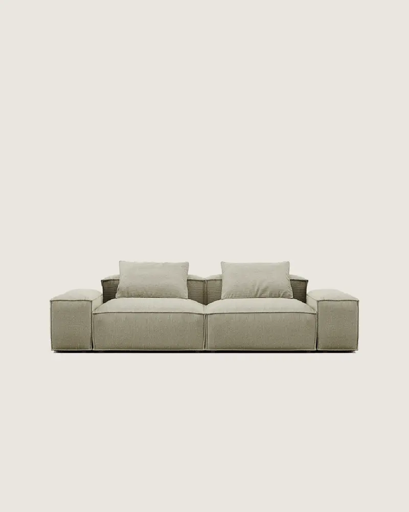 Sofá 3 plazas lineal colores personalizables mediano modular Tokio