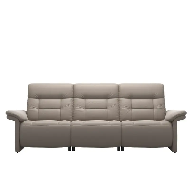 Sofá 3 plazas modelo MARY Stressless® Power™ Brazo Tapizado piel Paloma