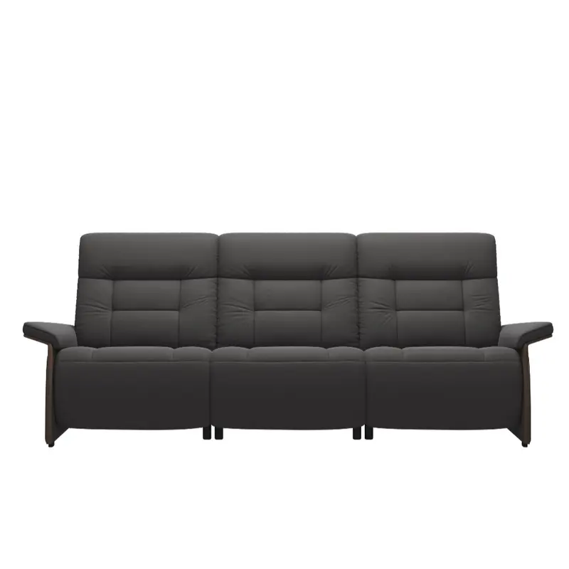 Sofá 3 plazas modelo MARY Stressless® Power™ Brazo Wood piel Paloma
