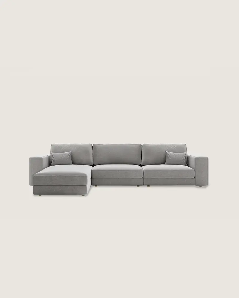 Sofá 5 plazas chaise longue personalizable modular grande Calma