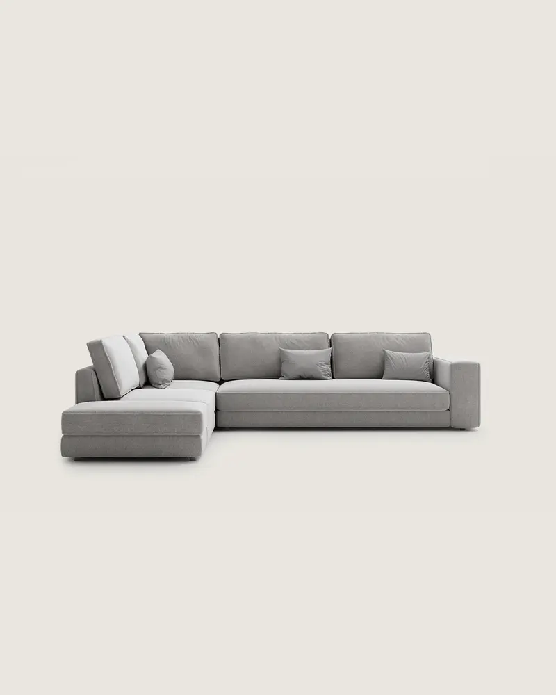 Sofá 5 plazas rinconero personalizable modular grande Calma