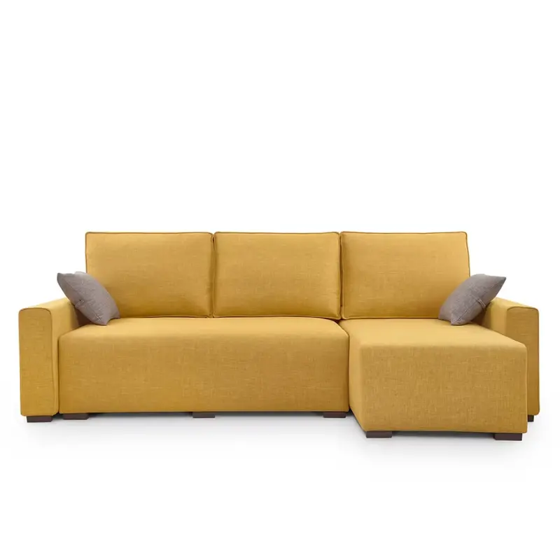 Sofá cama con Chaiselongue sistema hop y almacenaje modelo SODI