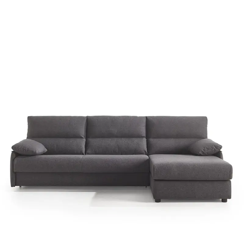 Sofá con chaiselongue cama modelo LAGOS con apertura italiana