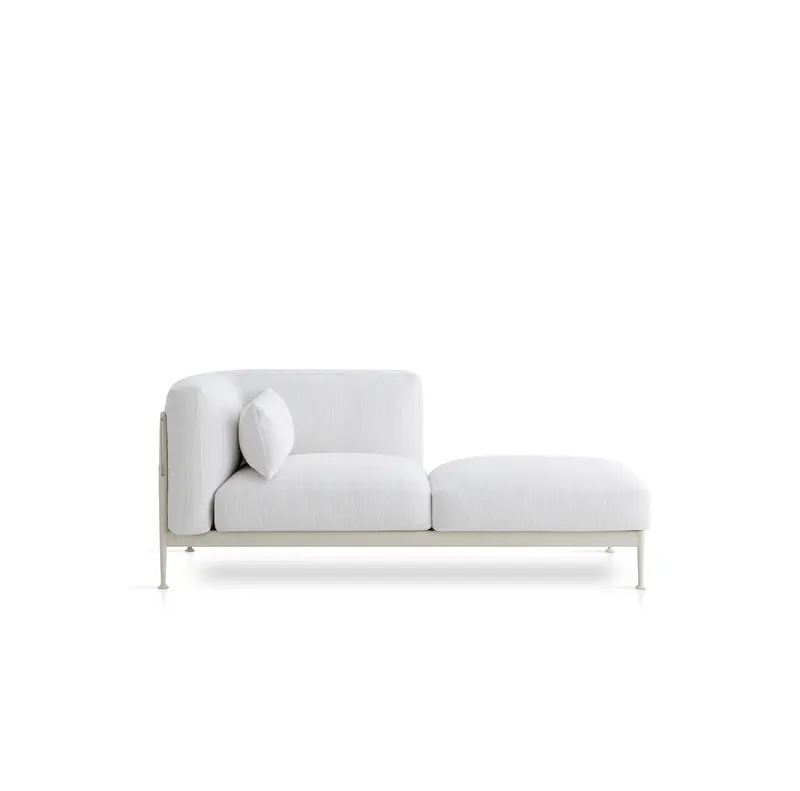 Sofá de exterior módulo chaise longue derecho Obi