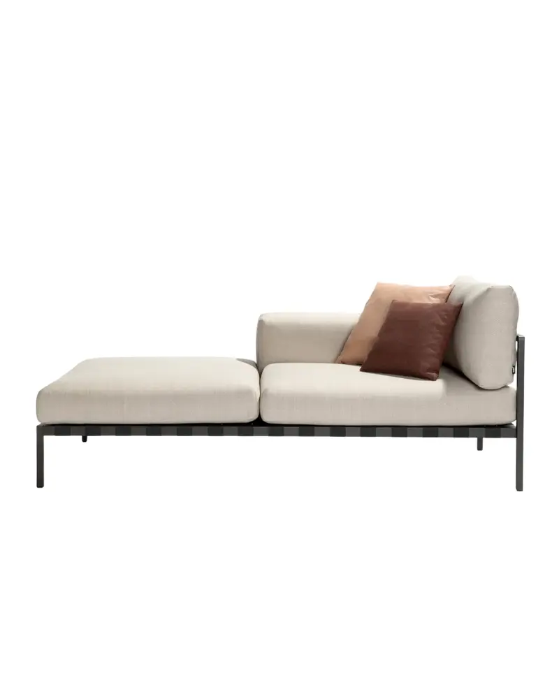 Sofá Meridienne Stand-Alone para exterior Natal Alu