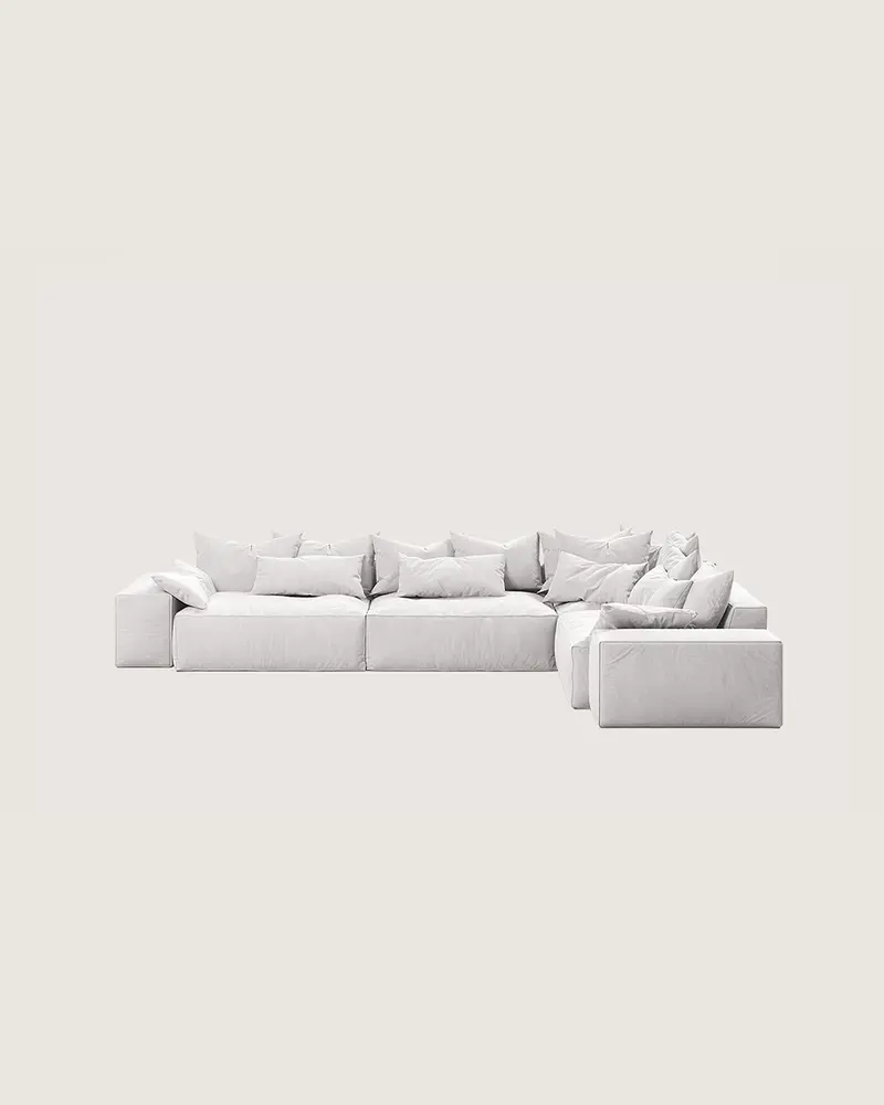 Sofá rinconera modular personalizable moderno grande Milos