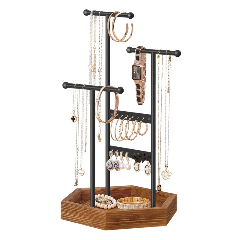 Soporte de Joyas Negro