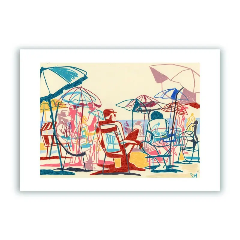 Summer Chapos Impresión Giclée