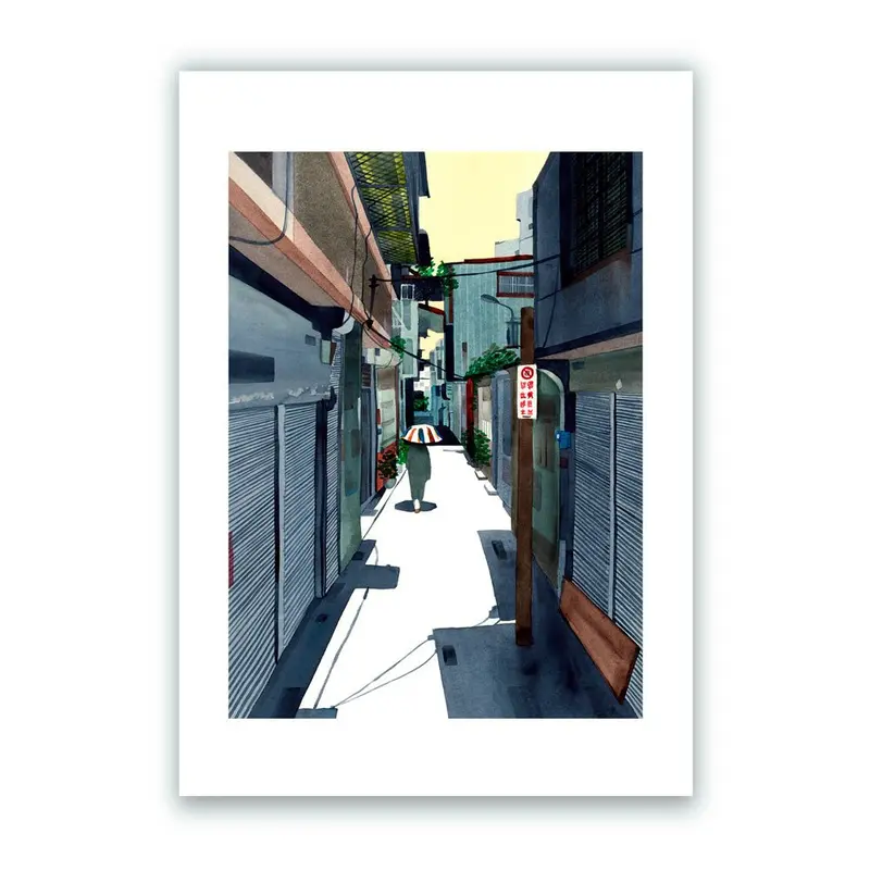 Sunshine Alley Impresión Giclée