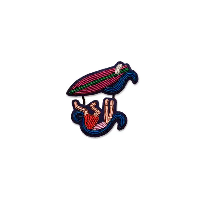 Surfing Fail Broche Hecho a Mano