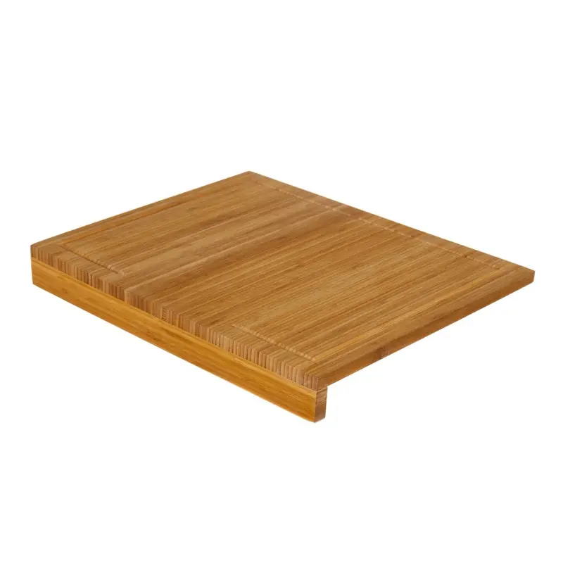 Tabla de cortar de bambú para banco de cocina de 45x35x5 cm