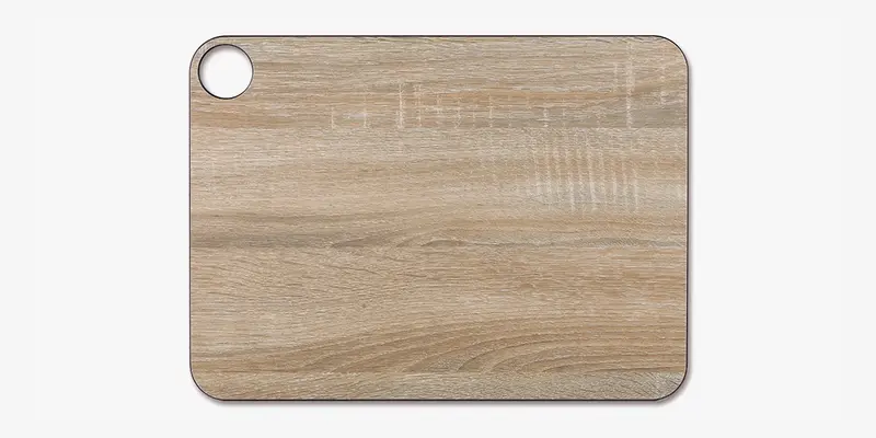 Tabla de corte marrón con colgador 377 x 277 mm