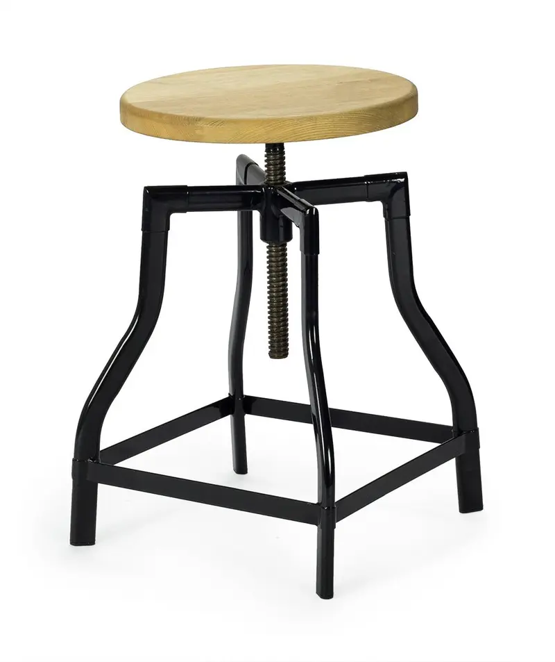Taburete bajo vintage madera 45H Turner