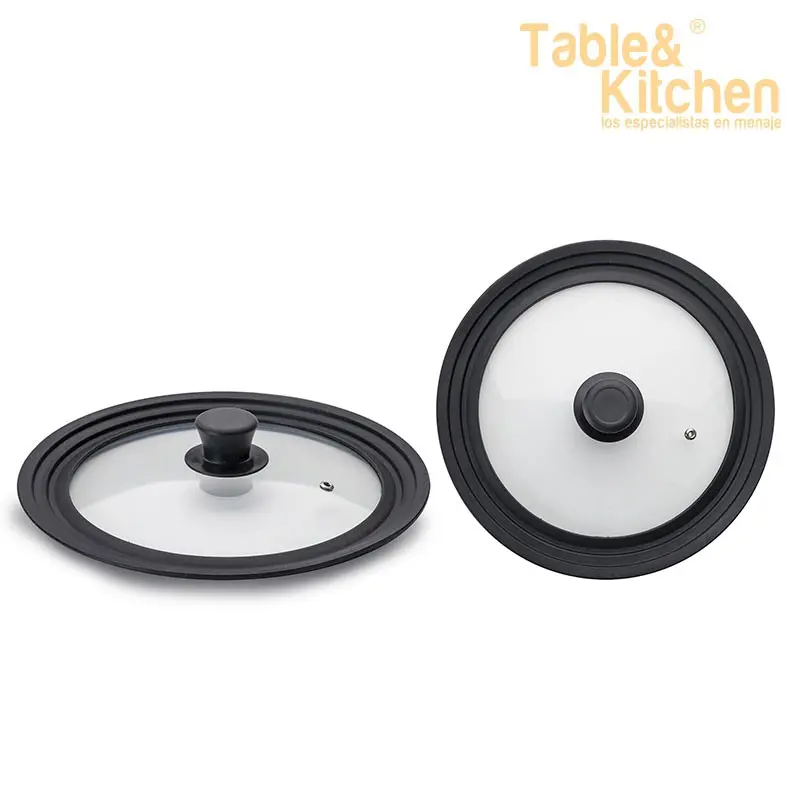 TAPA CRSITAL 16-18-20CM BORDE SILICONA