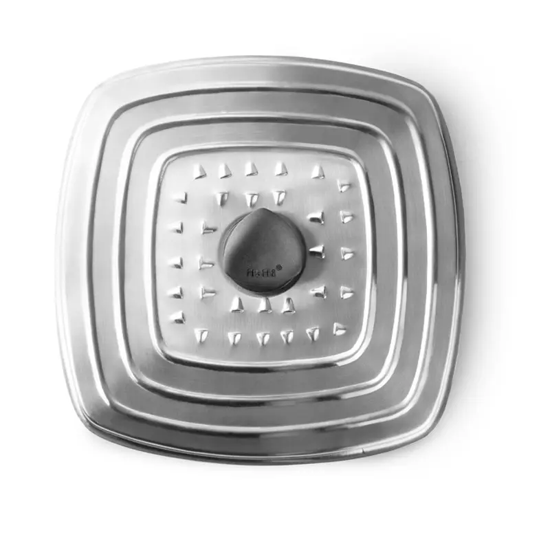 TAPA MULTIUSOS INOX CUADRADA IBILI