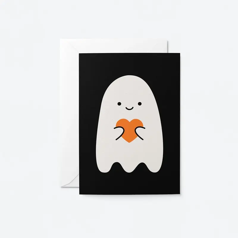 Tarjeta de Felicitaciones "Boo"