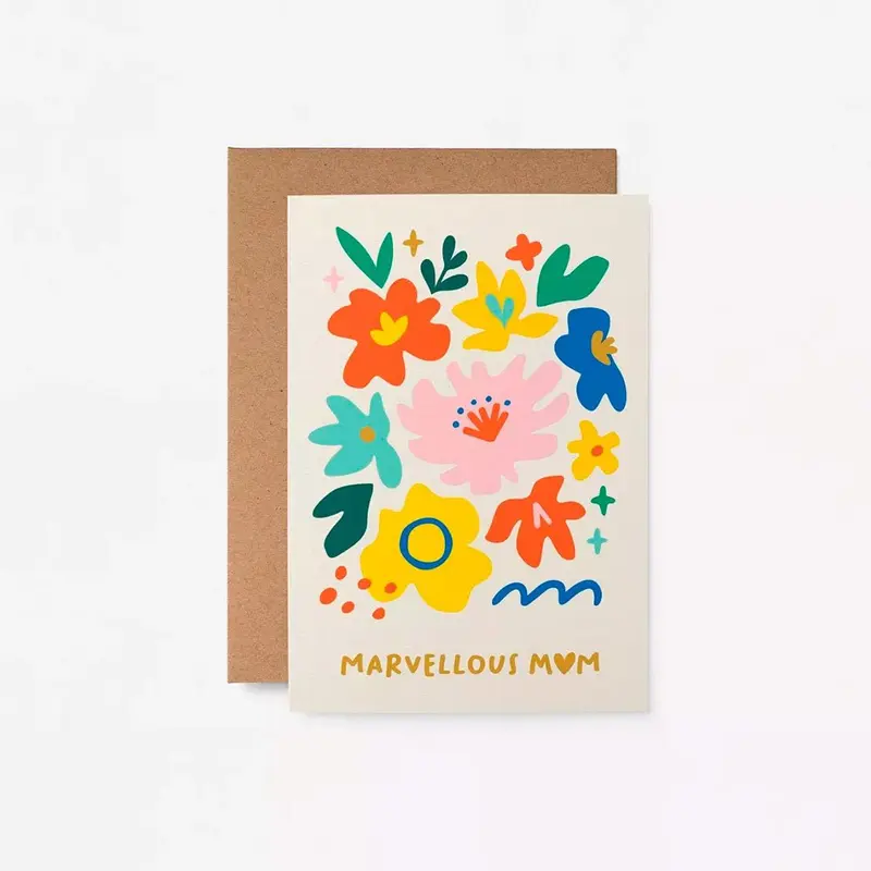 Tarjeta de Felicitaciones "Marvellous Mum"