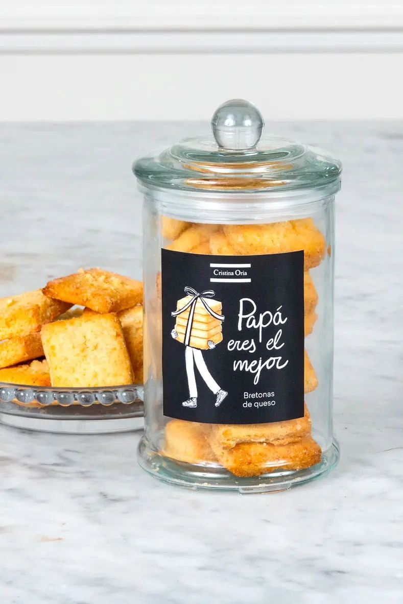 Tarro De Bretonas De Queso Especial Día Del Padre