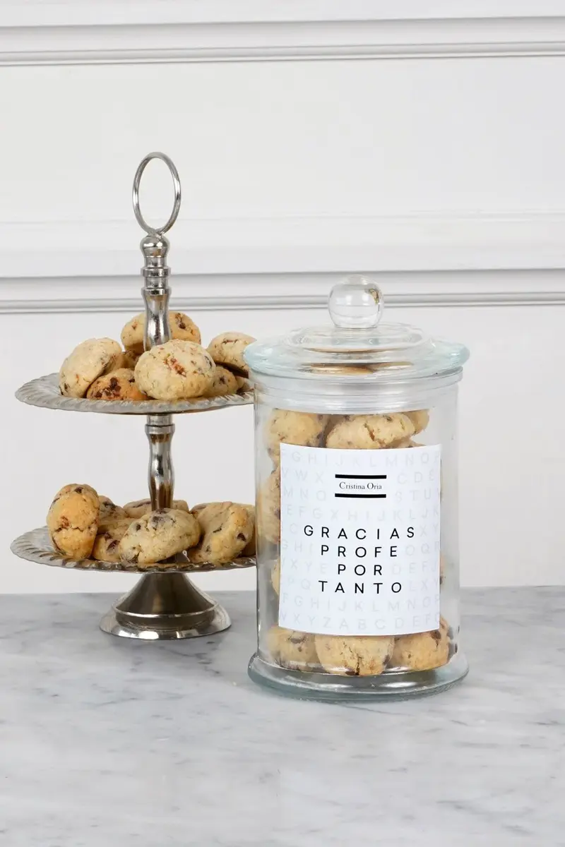 Tarro De Cookies "Gracias Profe Por Tanto"