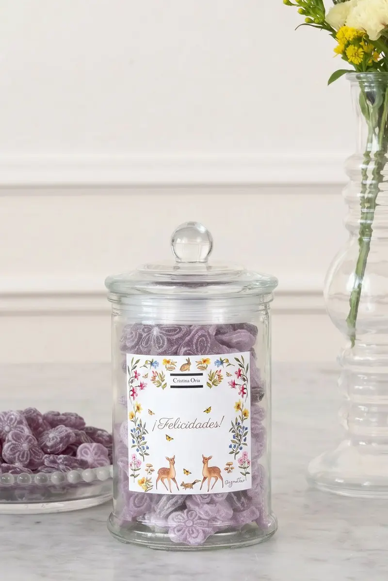 Tarro De Violetas Recién Mamá