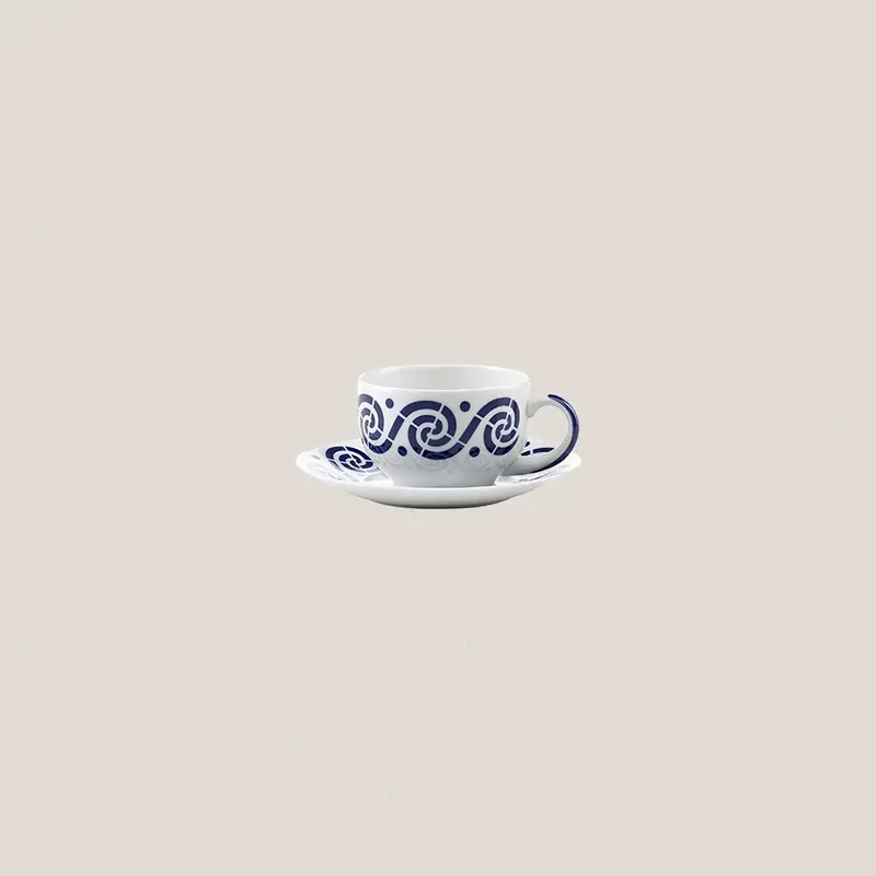 Taza Café con plato Espiroide