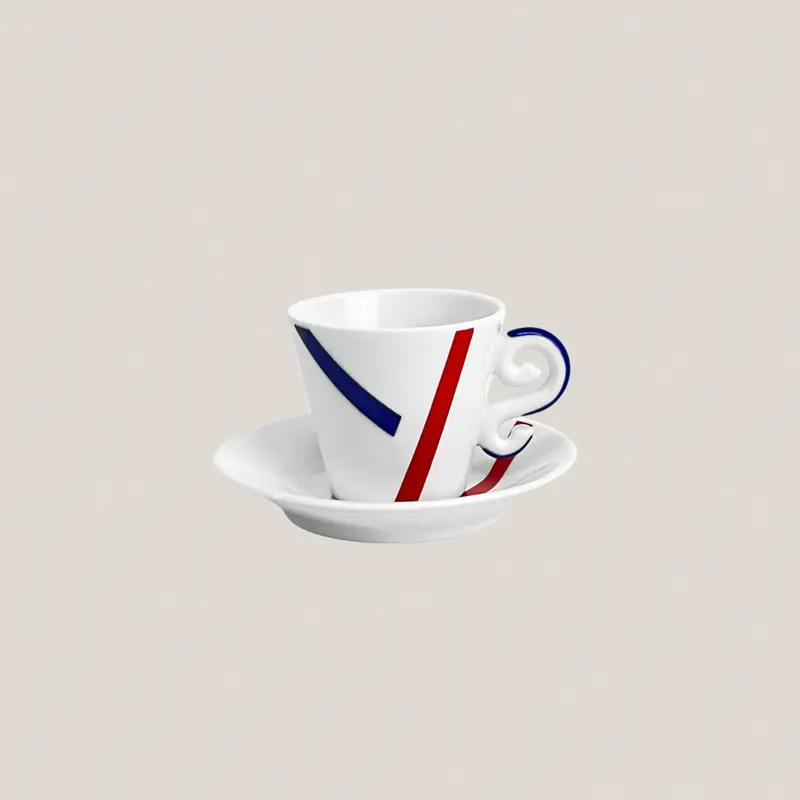 Taza Café con Plato Simple