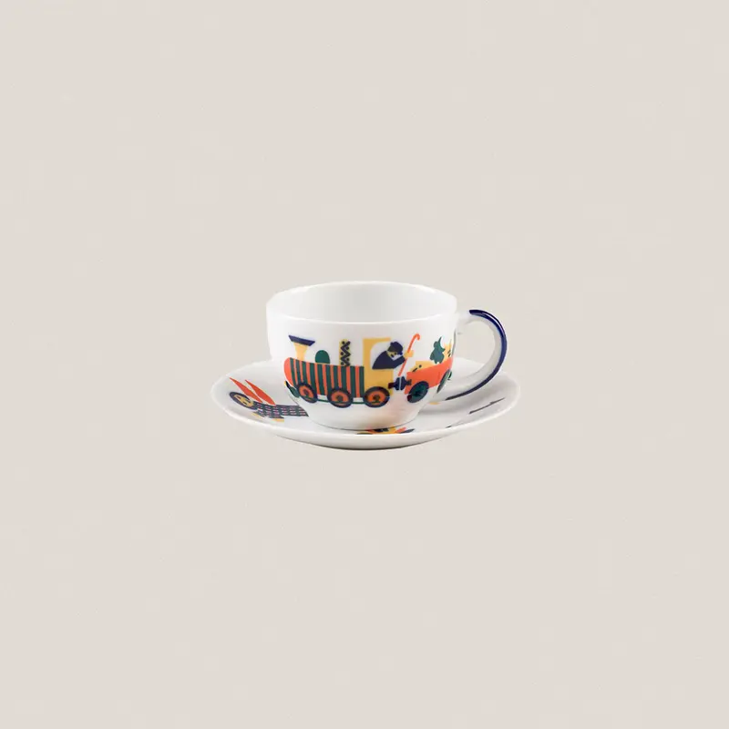 Taza con plato Infantil Nº 2