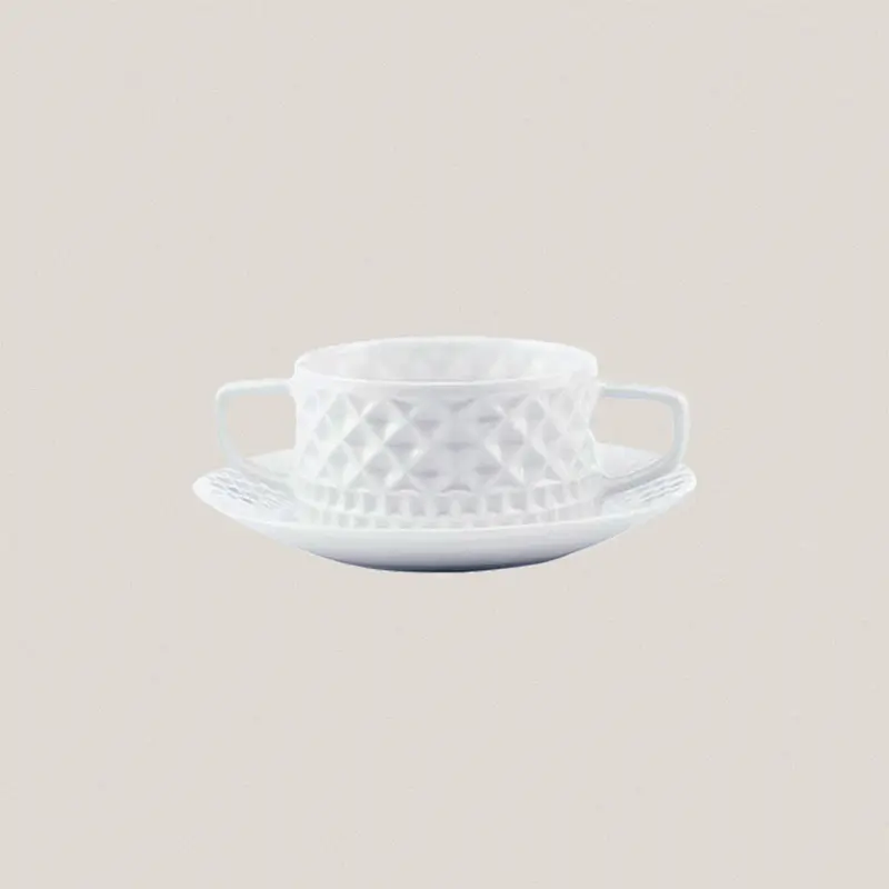 Taza Consomé con plato Portomarínico