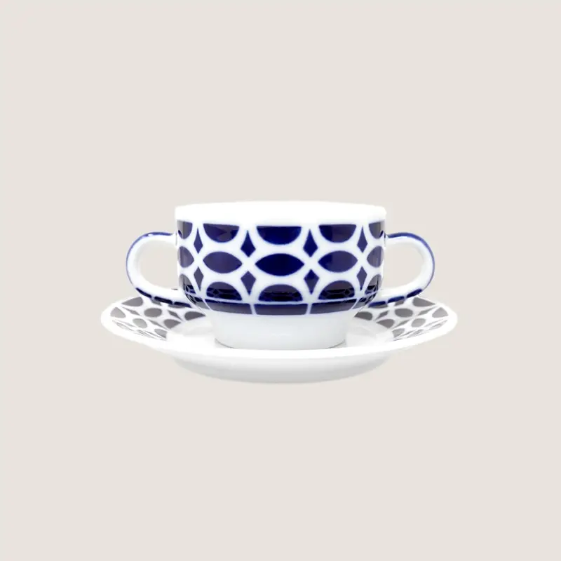 Taza Consomé con plato Viz