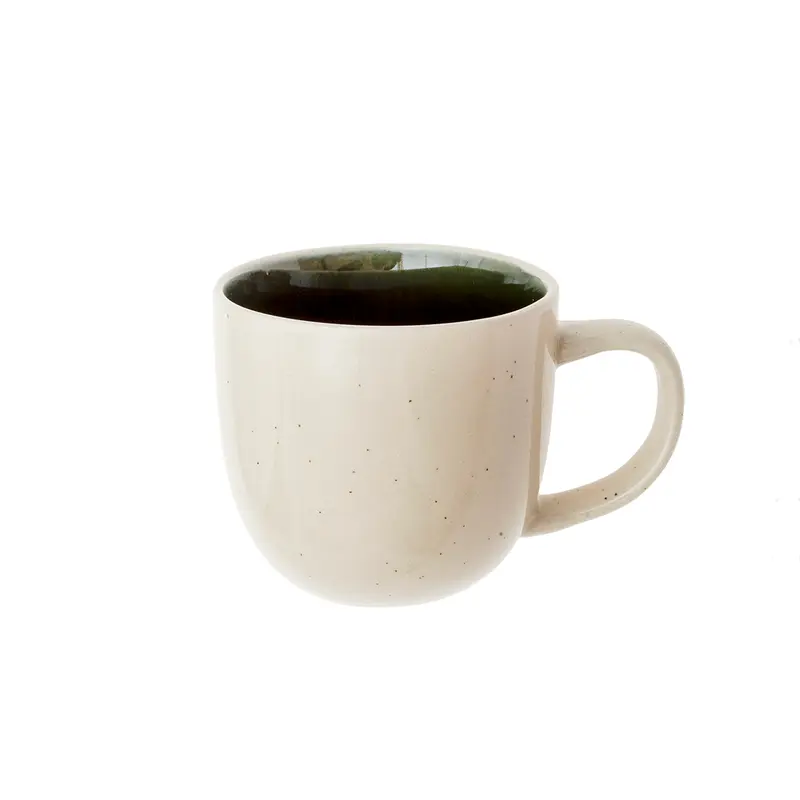 Taza de Loza Verde 310 ml