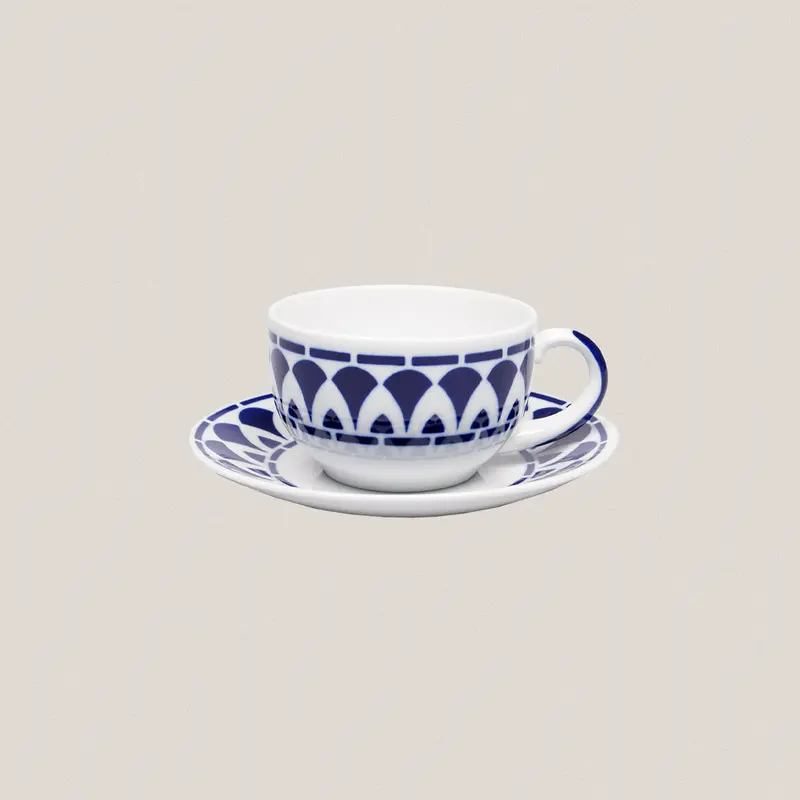 Taza Desayuno con plato Italica