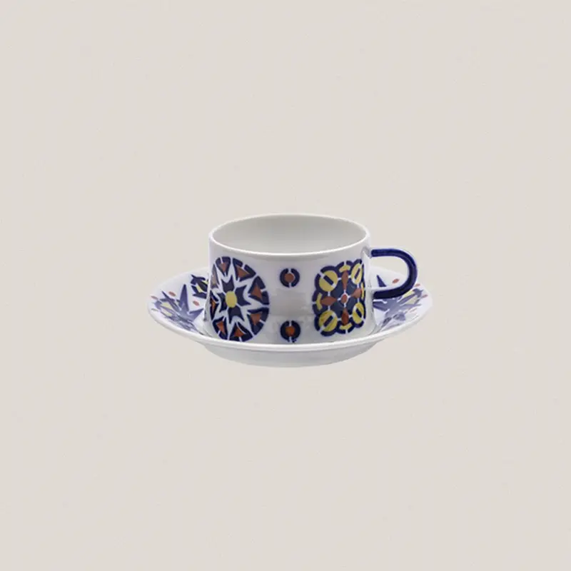 Taza Desayuno con plato Toxo Color
