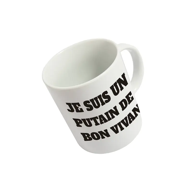 Taza 'Je suis un Putain de Bon Vivant' FR