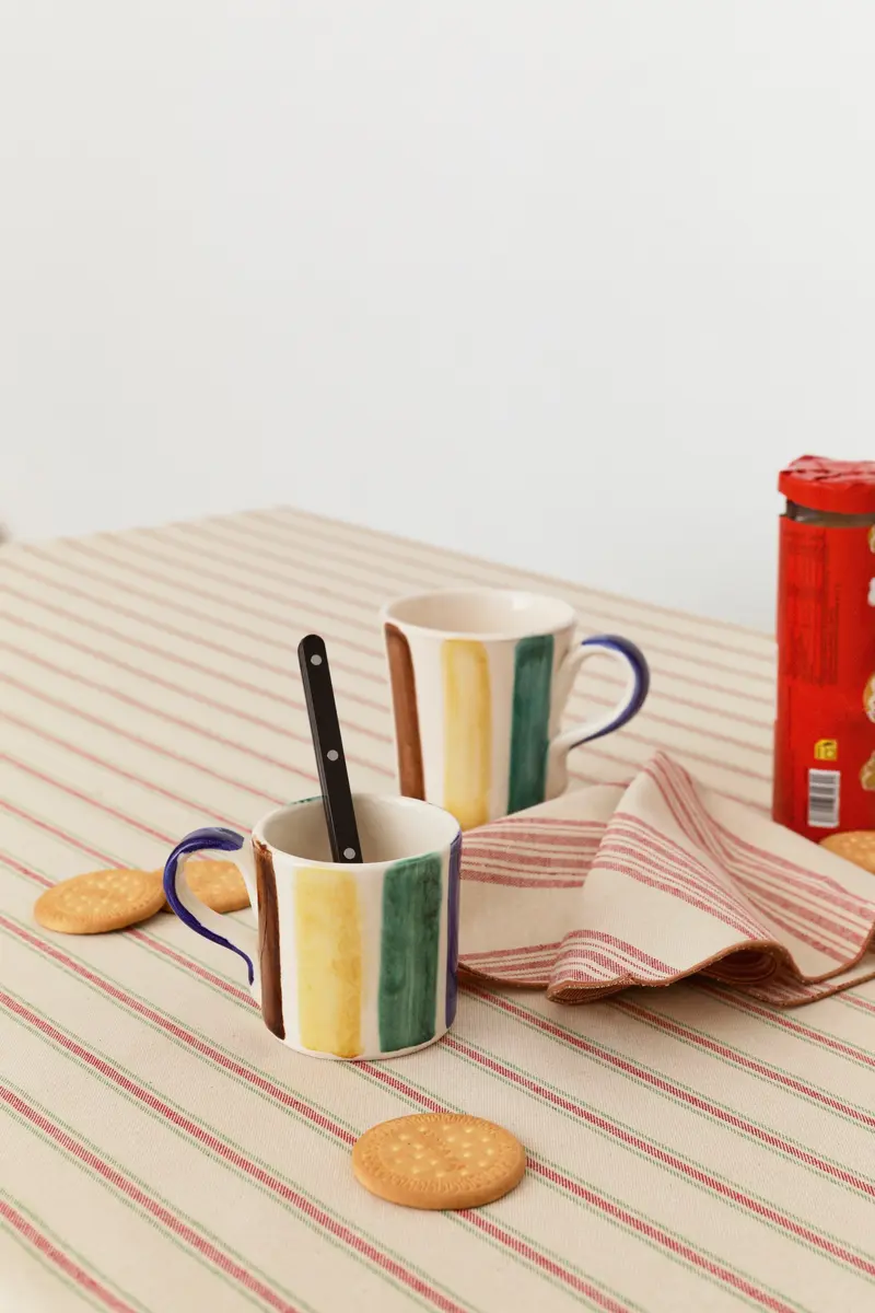Taza Níjar rayas