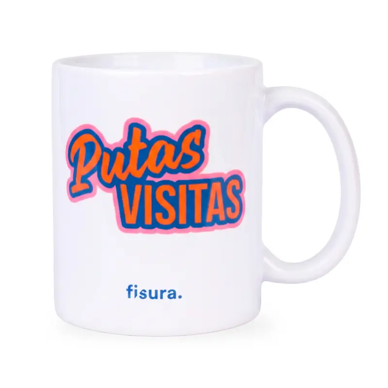 Taza “Putas visitas”