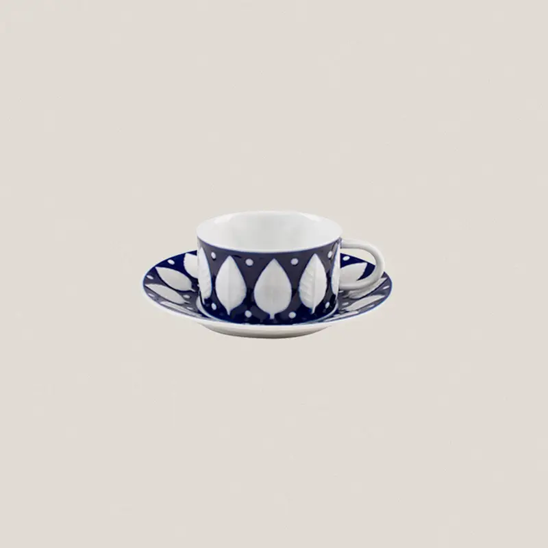 Taza Té con plato F73 Azul