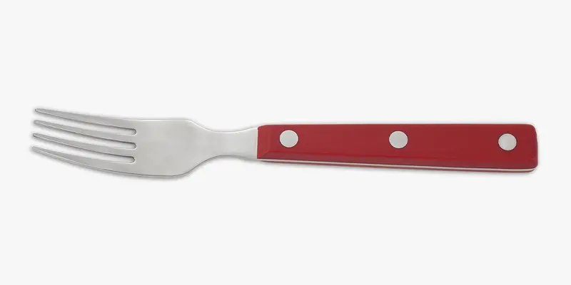 Tenedor Rojo Polioximetileno 195 mm