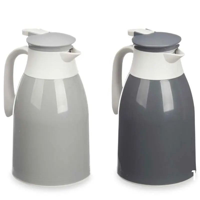 TERMO PLASTICO VIDRIO GRIS 1L COLOR  SURTIDO