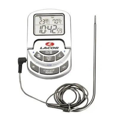 TERMOMETRO DIGITAL HORNO CON SONDA LACOR