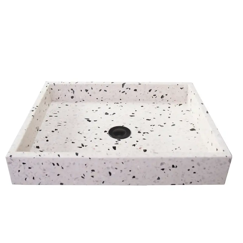 Terrazo para lavabo George - Blanco