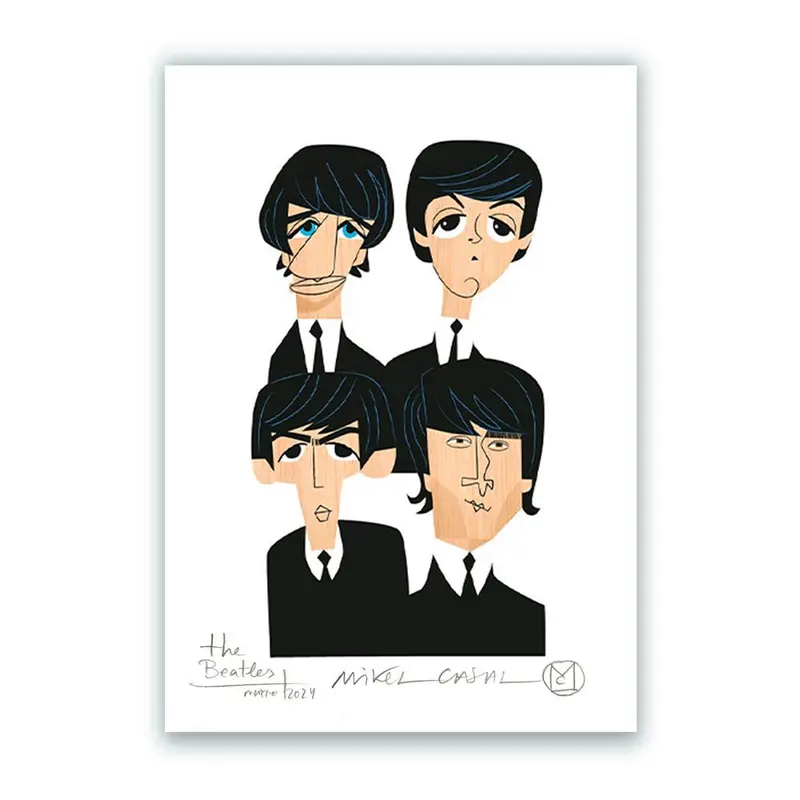 The Beatles Impresión Giclée