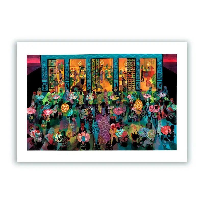 The City Meets Impresión Giclée