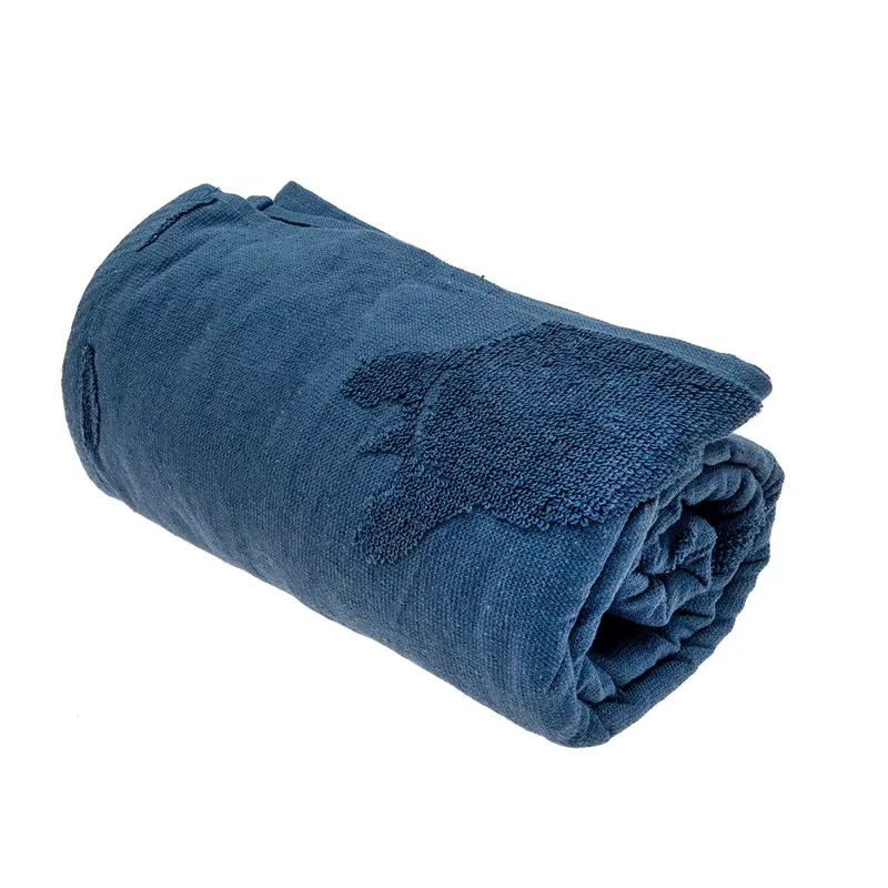 Toalla de playa Tortuga azul 90x160 cm
