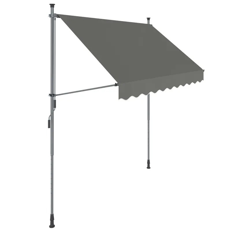 Toldo Manual Gris