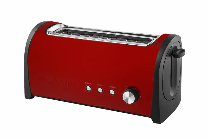 TOSTADORA GRANDE 1000W KUKEN RED