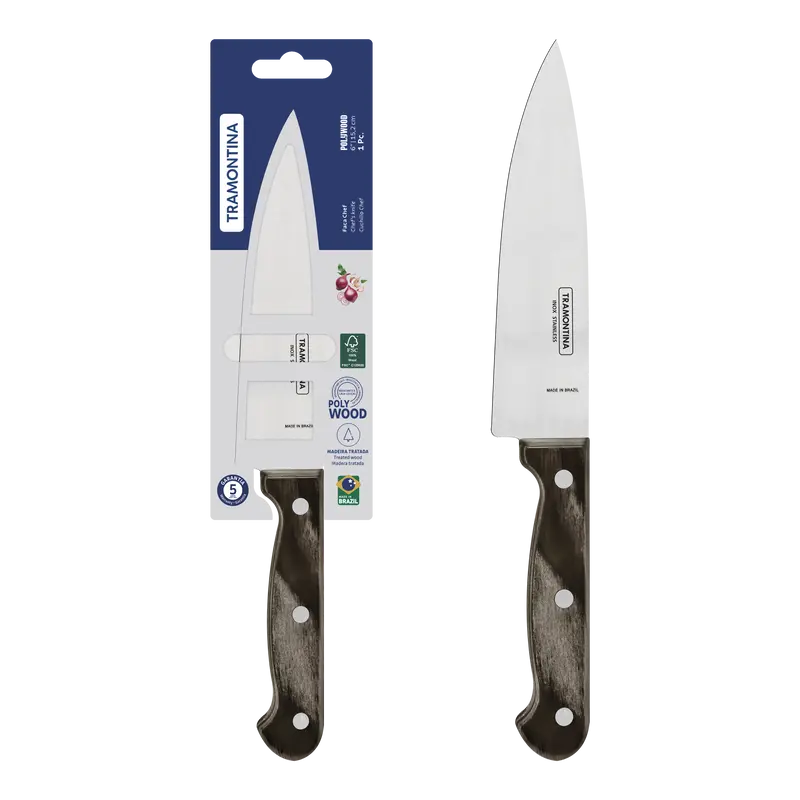 Tramontina Cuchillo Chef Polywood 15 cm