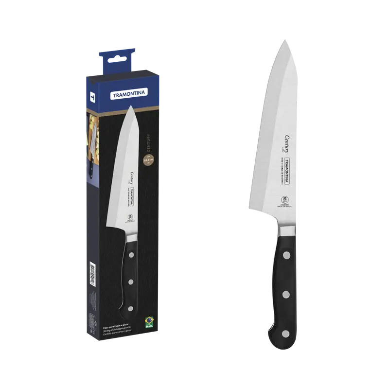 Tramontina Cuchillo Deba para Rebanar y Picar Century 18 cm