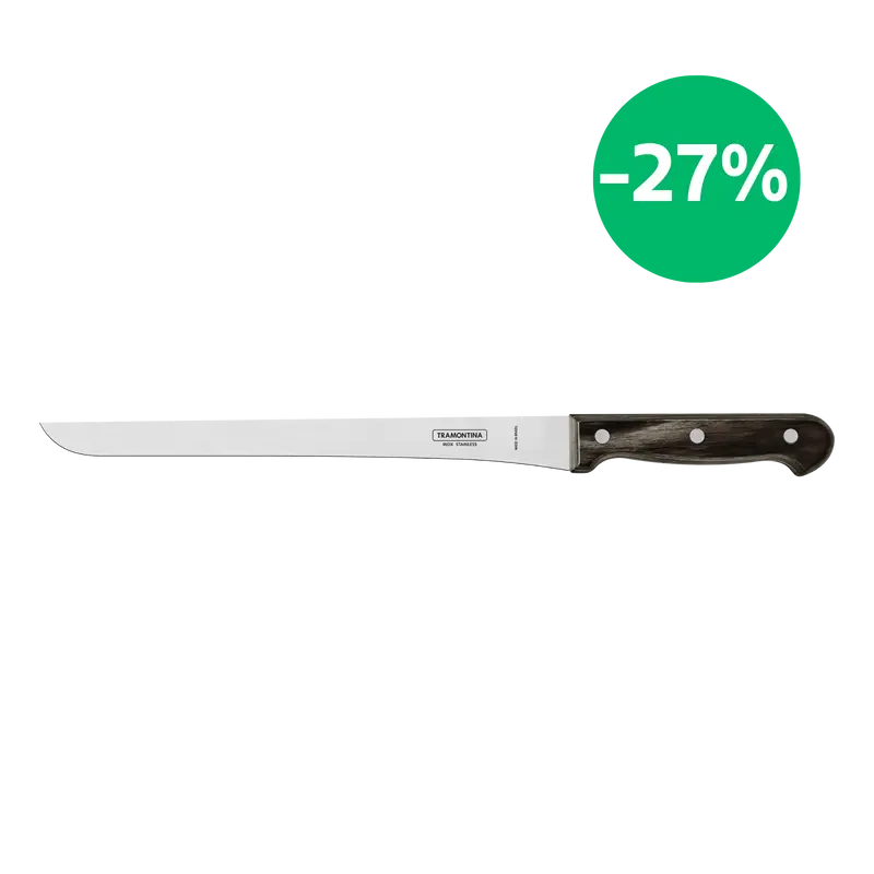 Tramontina Cuchillo Jamonero Polywood 25 cm